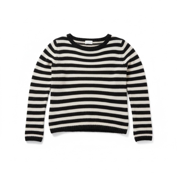 Day Birger Et Mikkelsen Sweaters - Day Birger et Mikkelsen Elegant Black and White Striped Women's Sweater|size XS